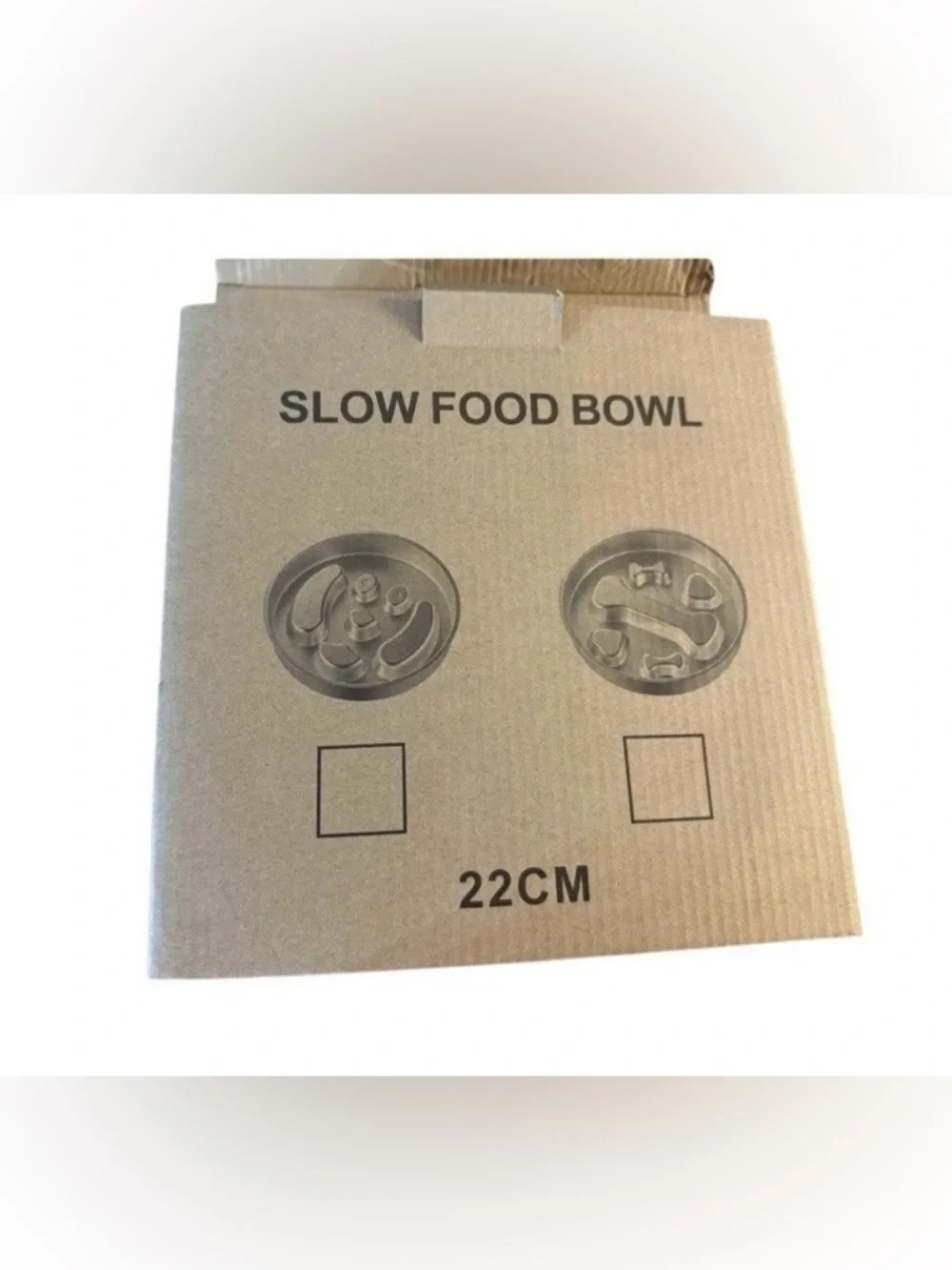 Pet Slow-Feed Paw-Shaped Stainless Dog Bowl - Silver